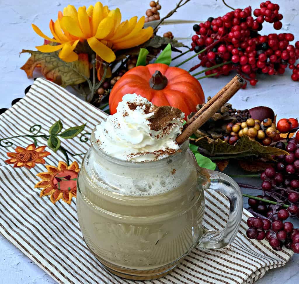 instant pot starbucks copy cat skinny pumpkin spice latte