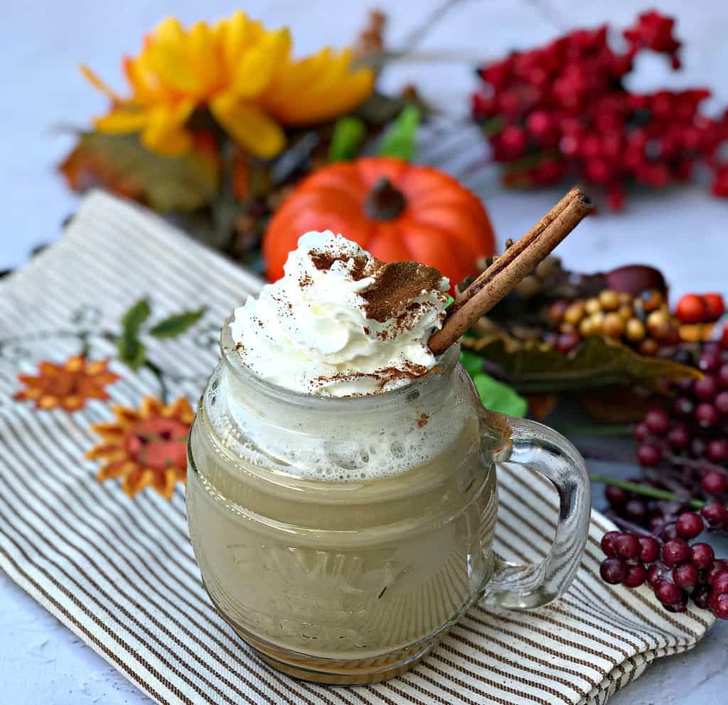 instant pot starbucks copy cat skinny pumpkin spice latte