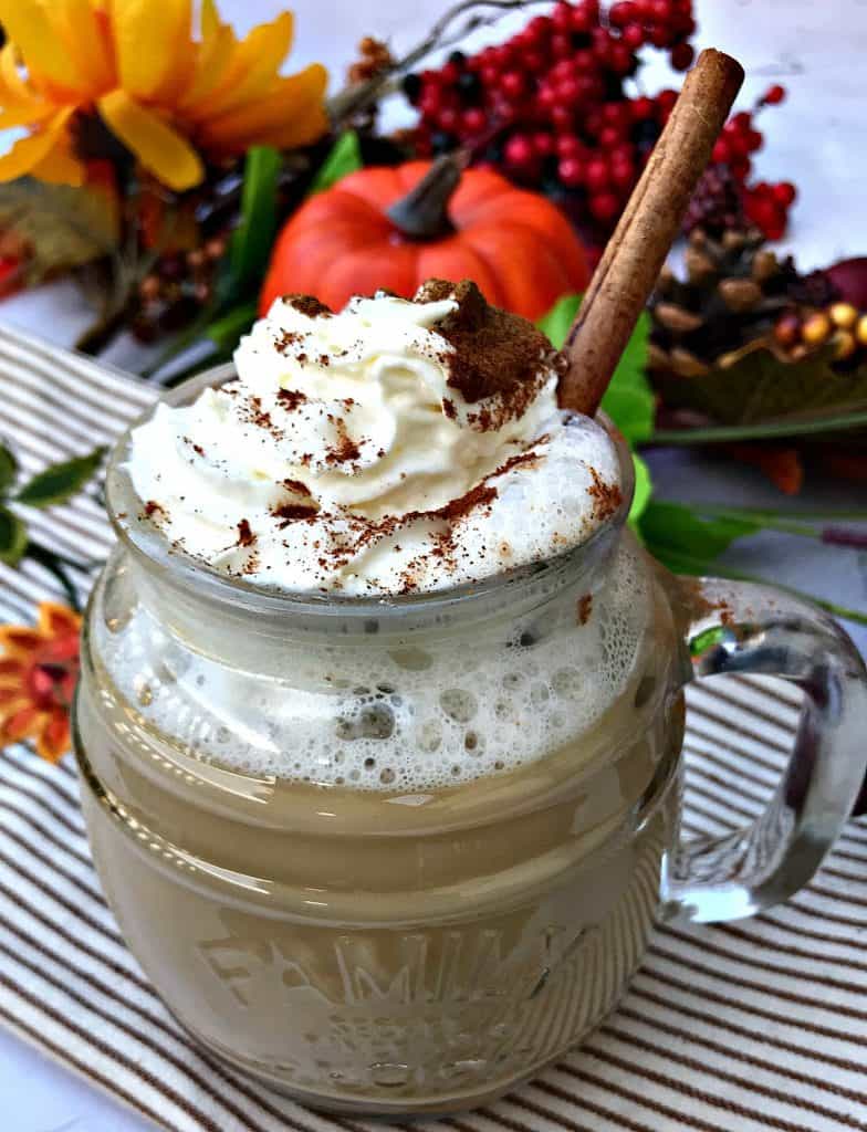 instant pot starbucks copy cat skinny pumpkin spice latte