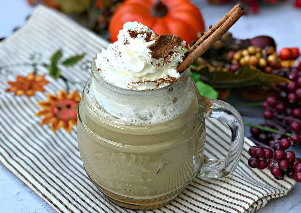 instant pot starbucks copy cat skinny pumpkin spice latte