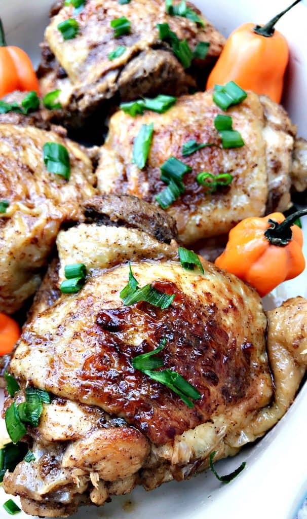 instant pot Jamaican jerk chicken thighs