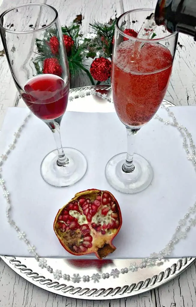 Pomegranate Holiday Mimosas