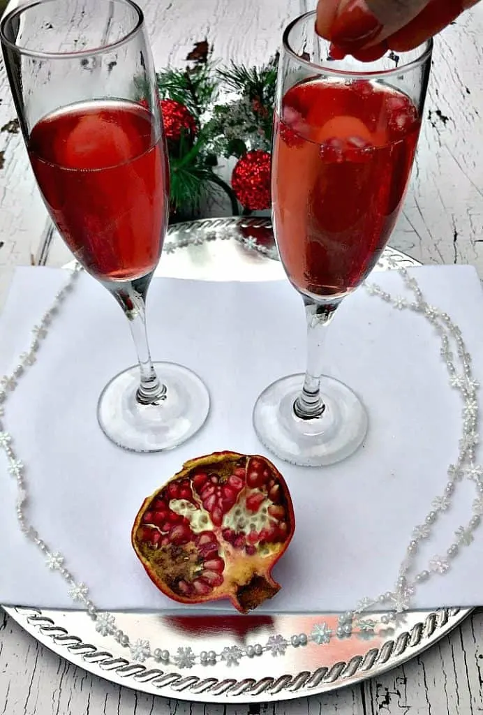 Pomegranate Holiday Mimosas