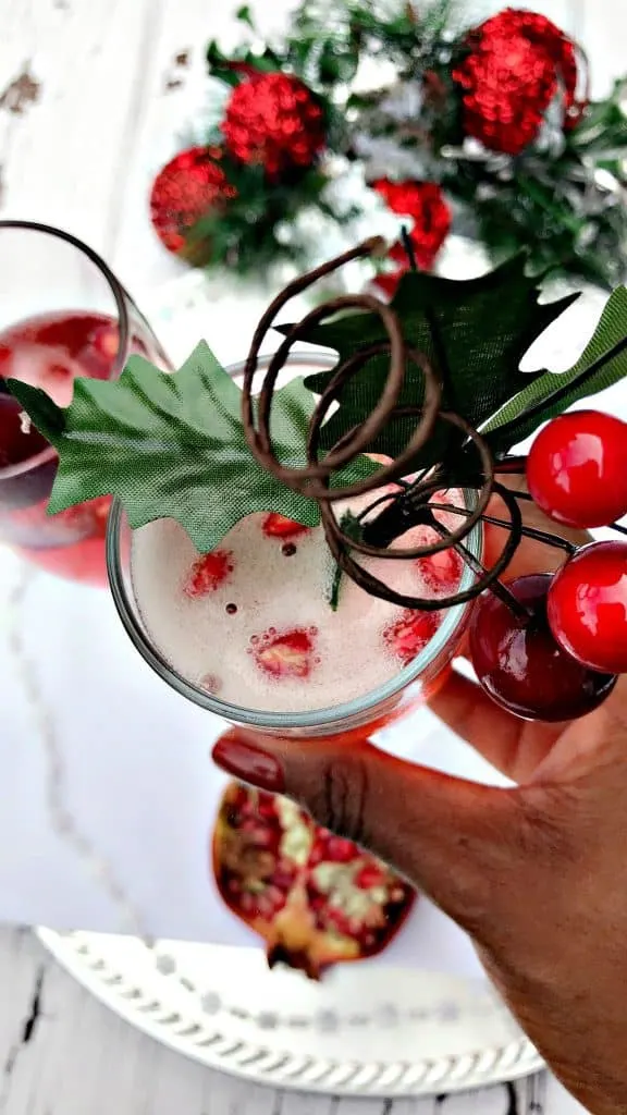 Pomegranate Holiday Mimosas