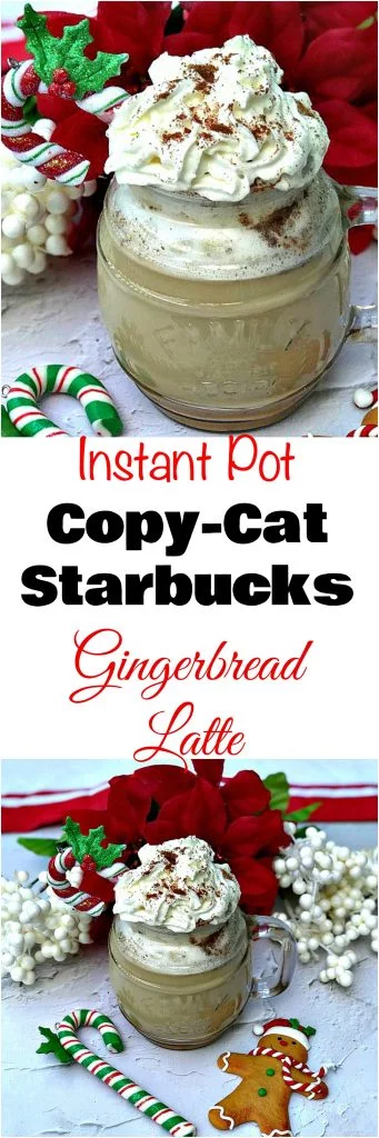 Instant Pot 100 Low-Calorie Copy-Cat Starbucks Gingerbread Latte