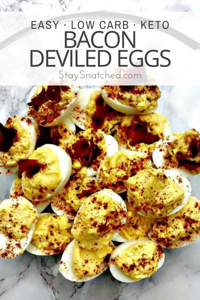 keto low carb bacon deviled eggs