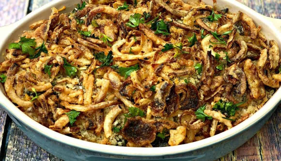 Instant Pot Green Bean Casserole with Cheese