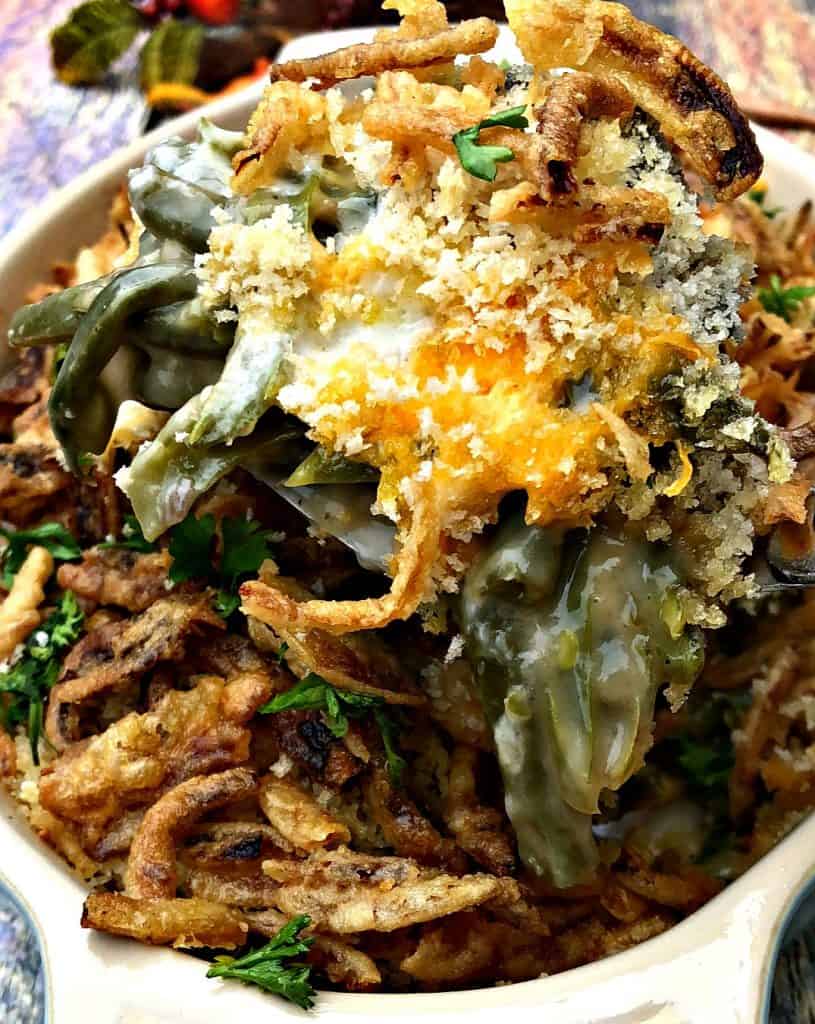 instant pot green bean casserole with cheese