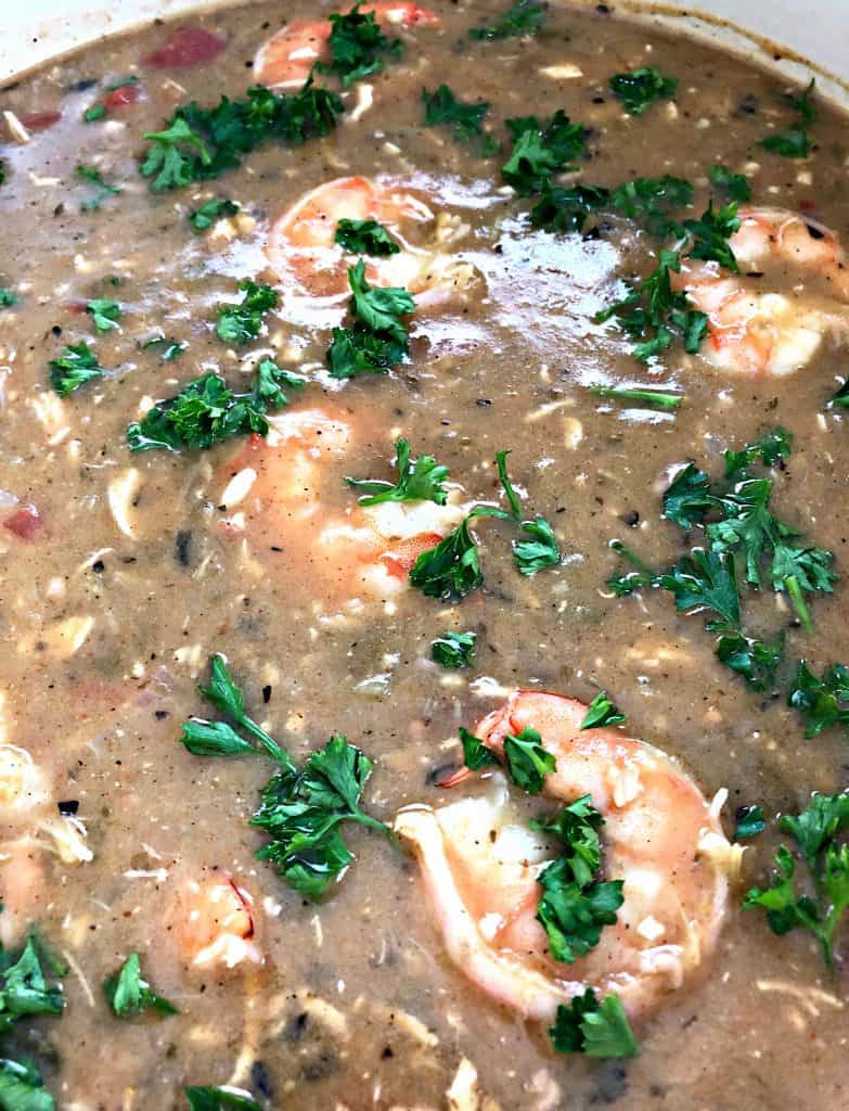 Instant Pot Louisiana Seafood, Chicken, and Sausage Gumbo