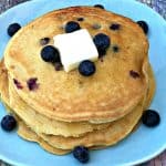 Paleo Gluten-Free Grain-Free Blueberry Pancakes