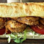 Air Fryer Fried Louisiana Shrimp Po Boy with Remoulade Sauce