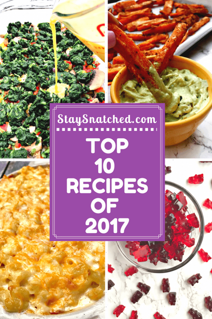 stay snatched top 10 recipes 2017