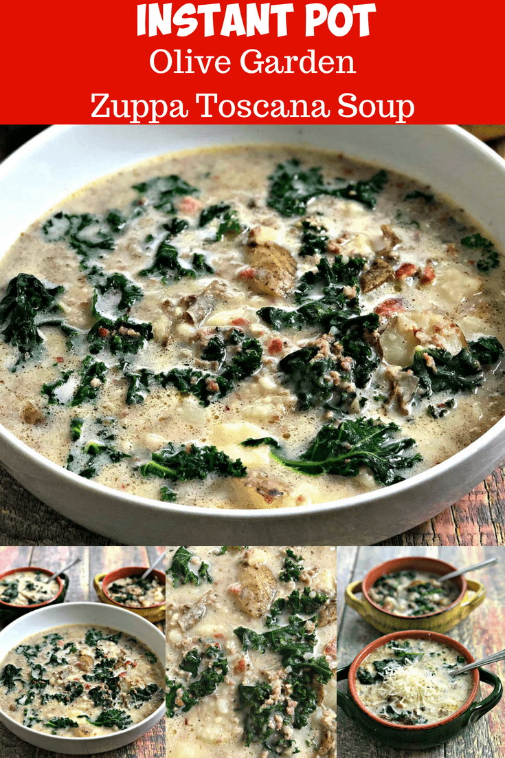 instant pot or slow cooker olive garden zuppa toscana soup is a quick and easy - Olive Garden Kale Soup instant pot or slow cooker olive garden zuppa toscana soup is a quick and easy - Olive Garden Kale Soup