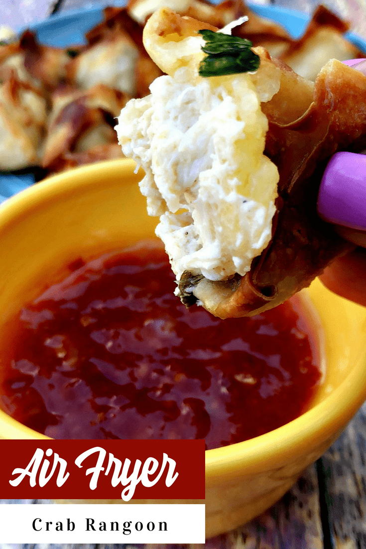 Air Fryer Crispy Crab Rangoon