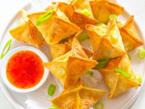 Air Fryer Crispy Crab Rangoon