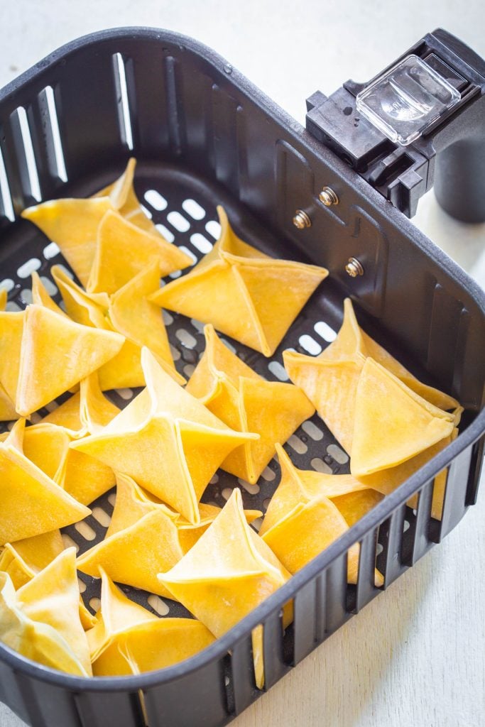 crab rangoon in an air fryer