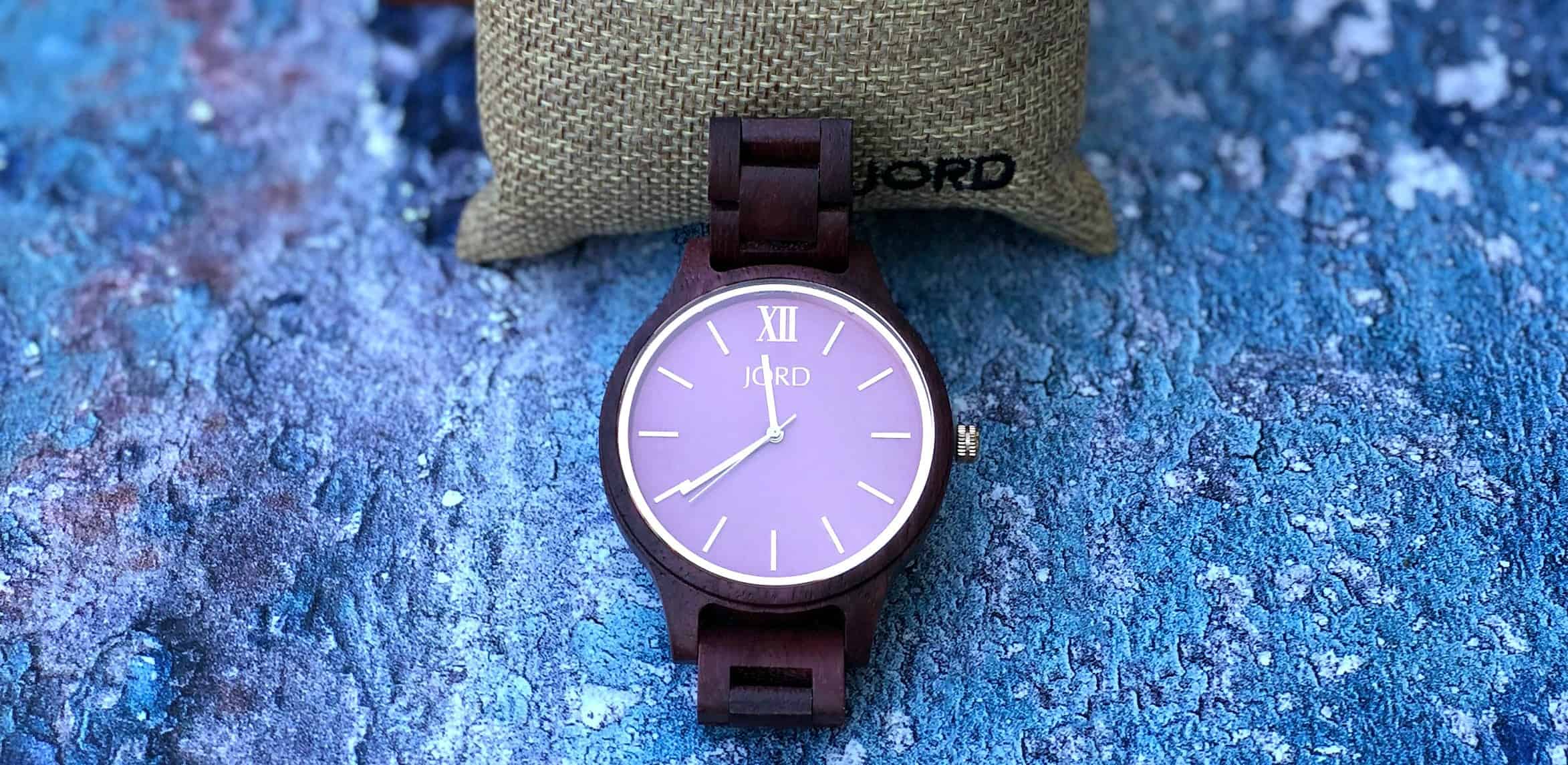 close up of jord watch