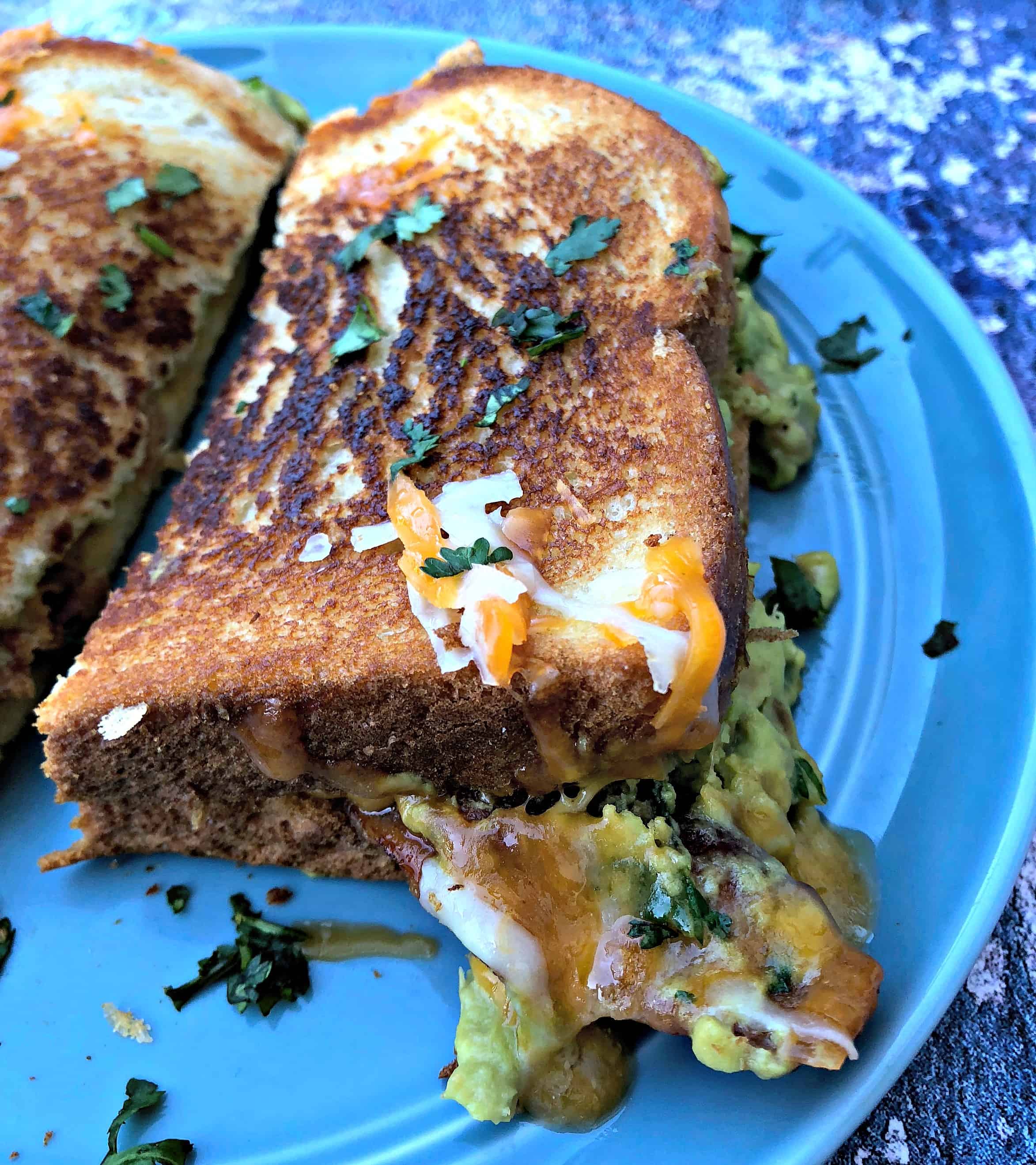 GrownUp Guacamole Bacon Grilled Cheese Sandwich
