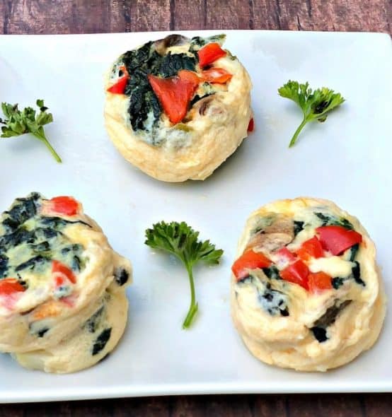 egg white omelets header Keto Low-Carb Egg White Omelet Vegetable Bites