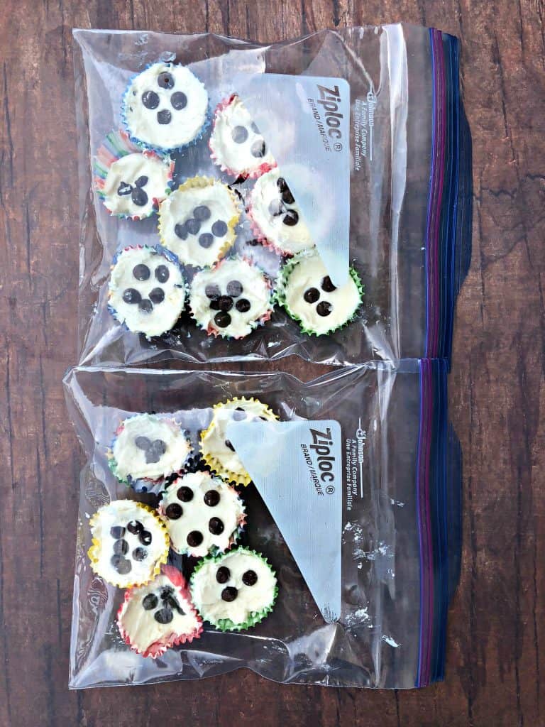 keto cheesecake fat bombs in ziploc bags