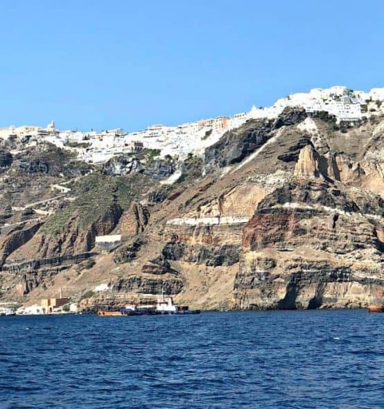 santorini santorini greece and the sea