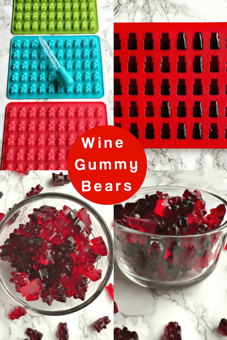 Wine Filled Gummy Bears make the perfect treats for summer, holidays, Christmas, Thanksgiving, parties, and events. This how-to recipe is quick and easy! These alcohol filled candy gummies are made using jell-o. Serve them as jello-shots for gatherings!