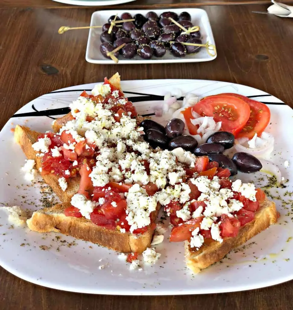 greek bruschetta