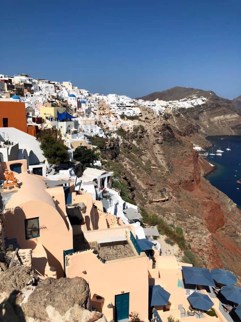 santorini caldera