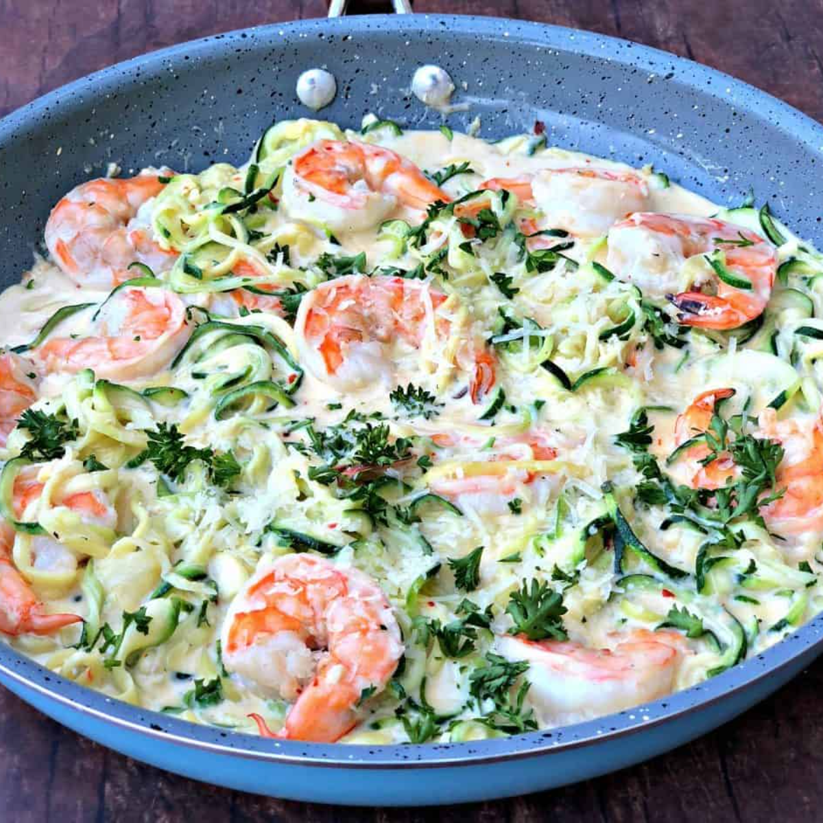 Garlicky Shrimp Alfredo Bake Delish Recipe Bryont Blog