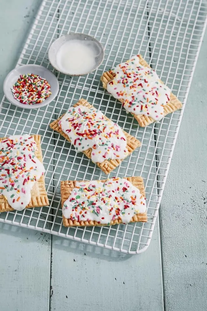 air fryer Cherry Breakfast Tarts