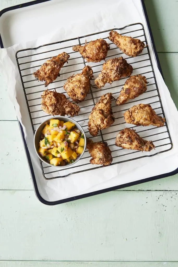 Spicy Coconut Chicken Wings