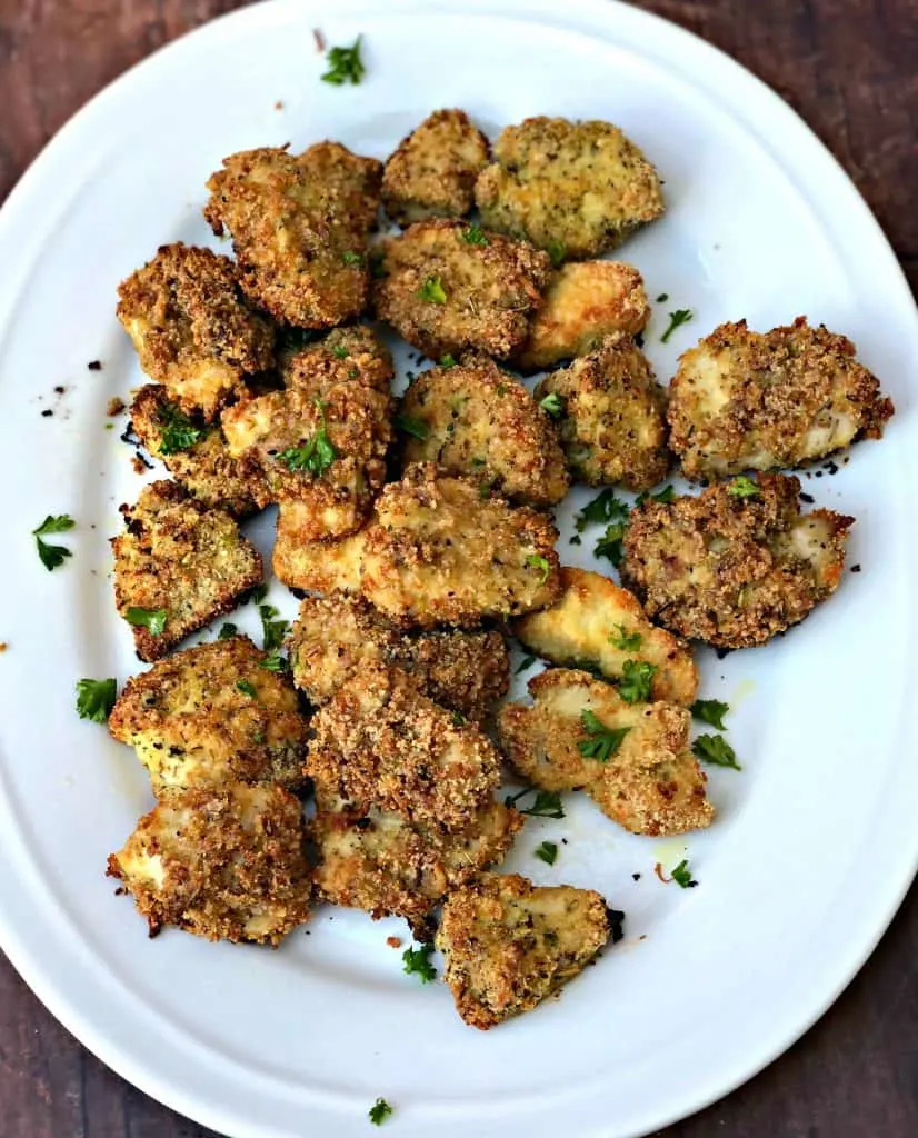 Microwave Chicken Bites Recipe with Parmesan KETO