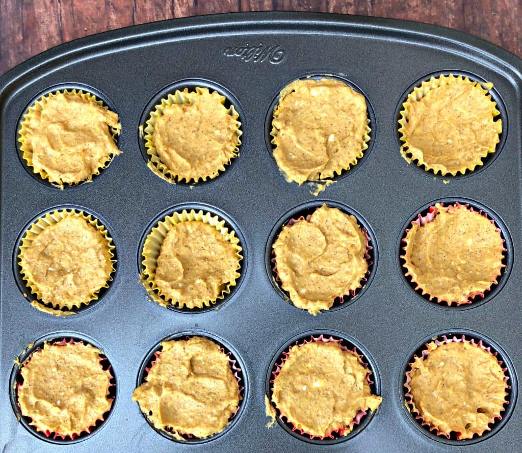 pumpkin spice bombs in a muffin tin