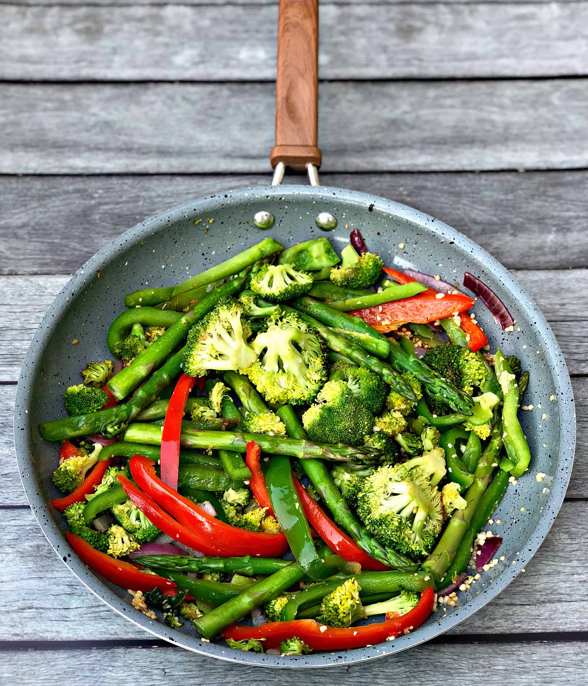 Low-Carb Ginger Garlic Vegetable Stir Fry