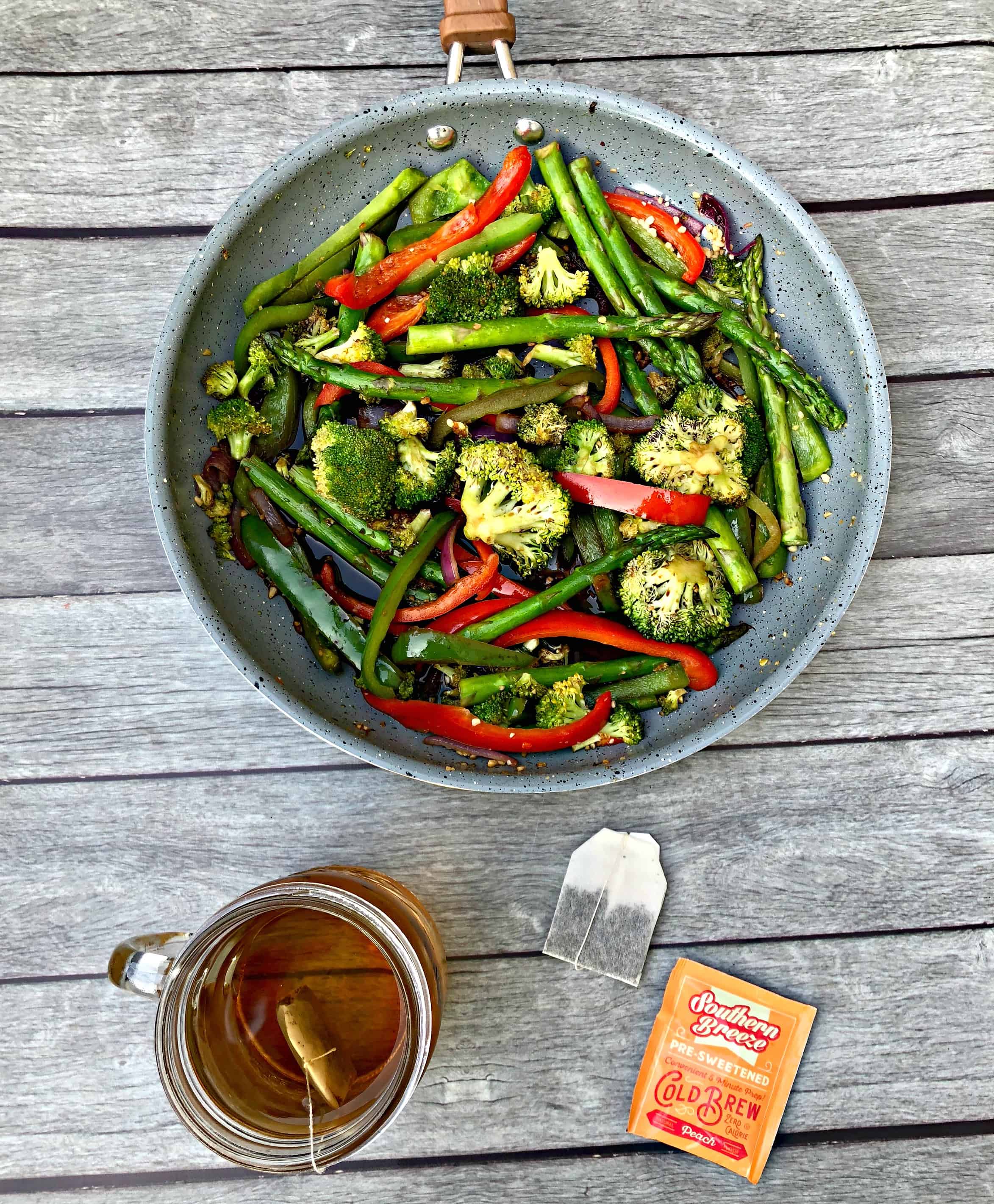 Low-Carb Ginger Garlic Vegetable Stir Fry