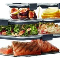 Rubbermaid Brilliance Food Storage Container, Clear, 10-Piece Set 1976520