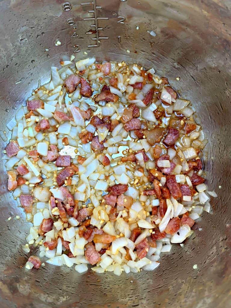 bacon and onions in instant pot