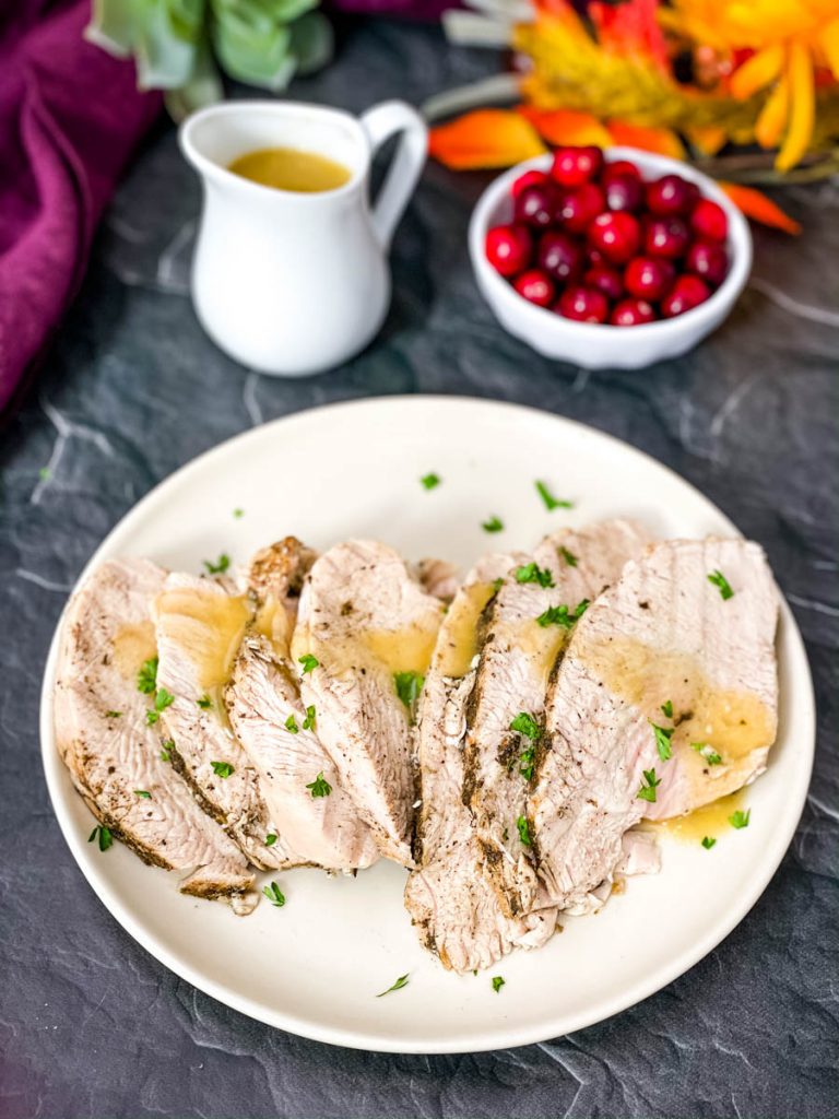 raw turkey breast in packaging