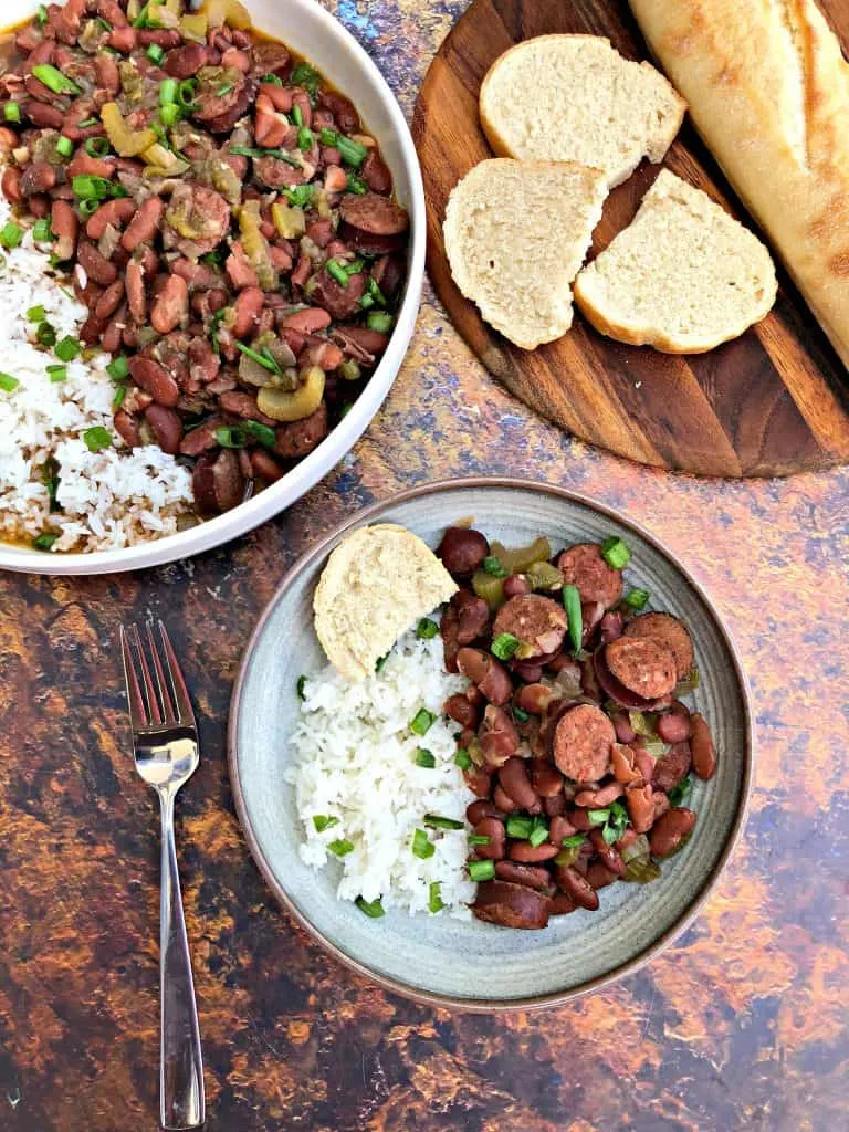 white rice and water in an Instant Pot