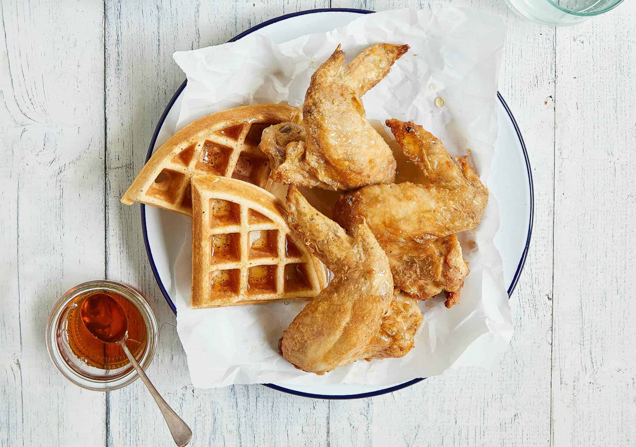 Air Fryer Fried Chicken And Waffles