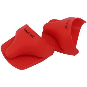 red instant pot cooking mitts