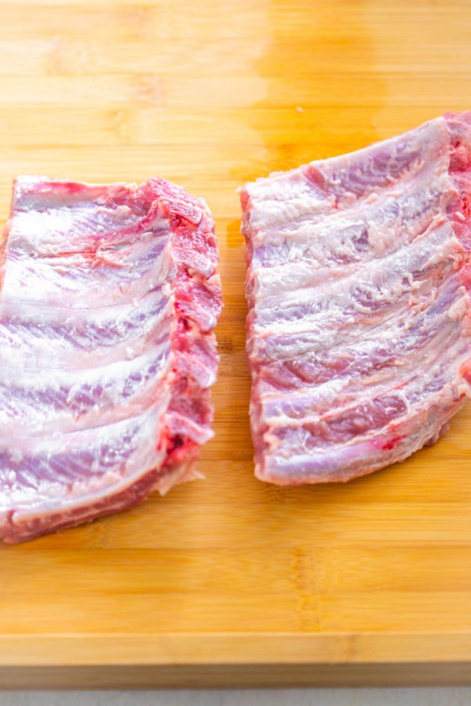 air fryer ribs with BBQ sauce