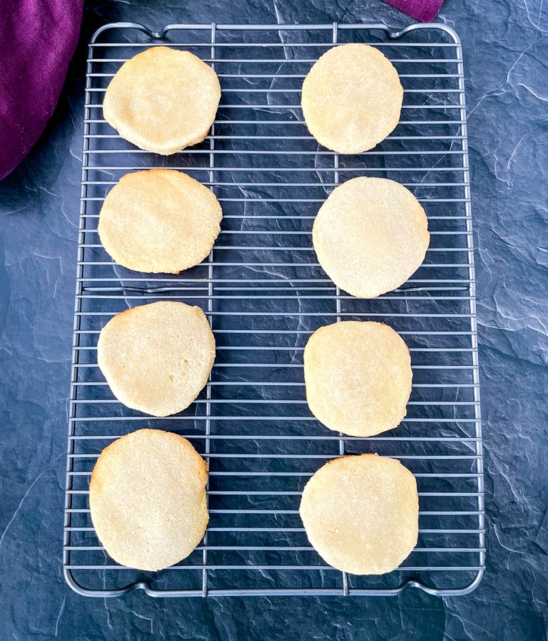 keto low carb gluten free sugar cookies on a plate