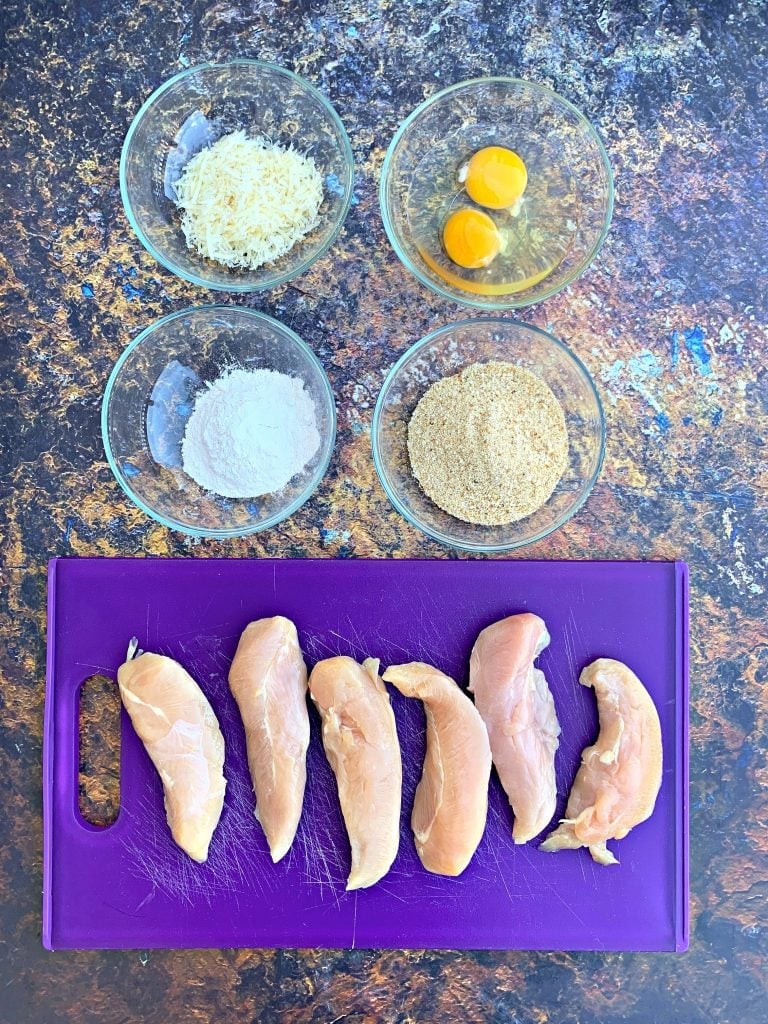 ingredients for air fryer fried chicken tenders