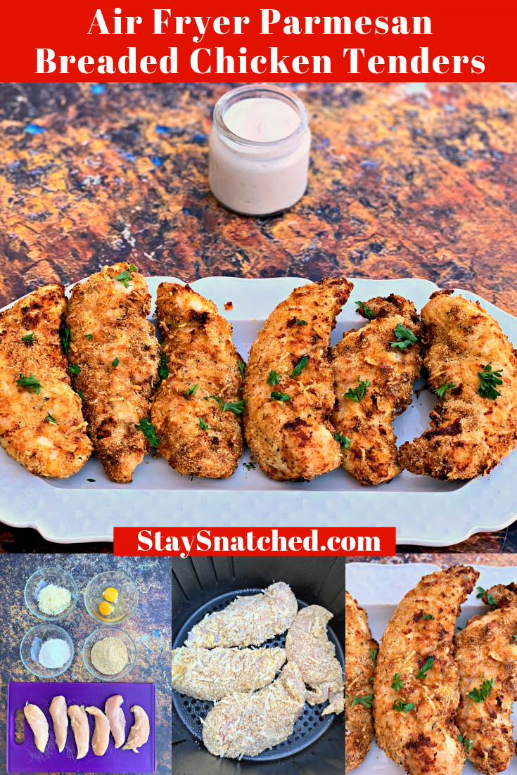 Easy Air Fryer Parmesan Breaded Fried Chicken Tenders ...