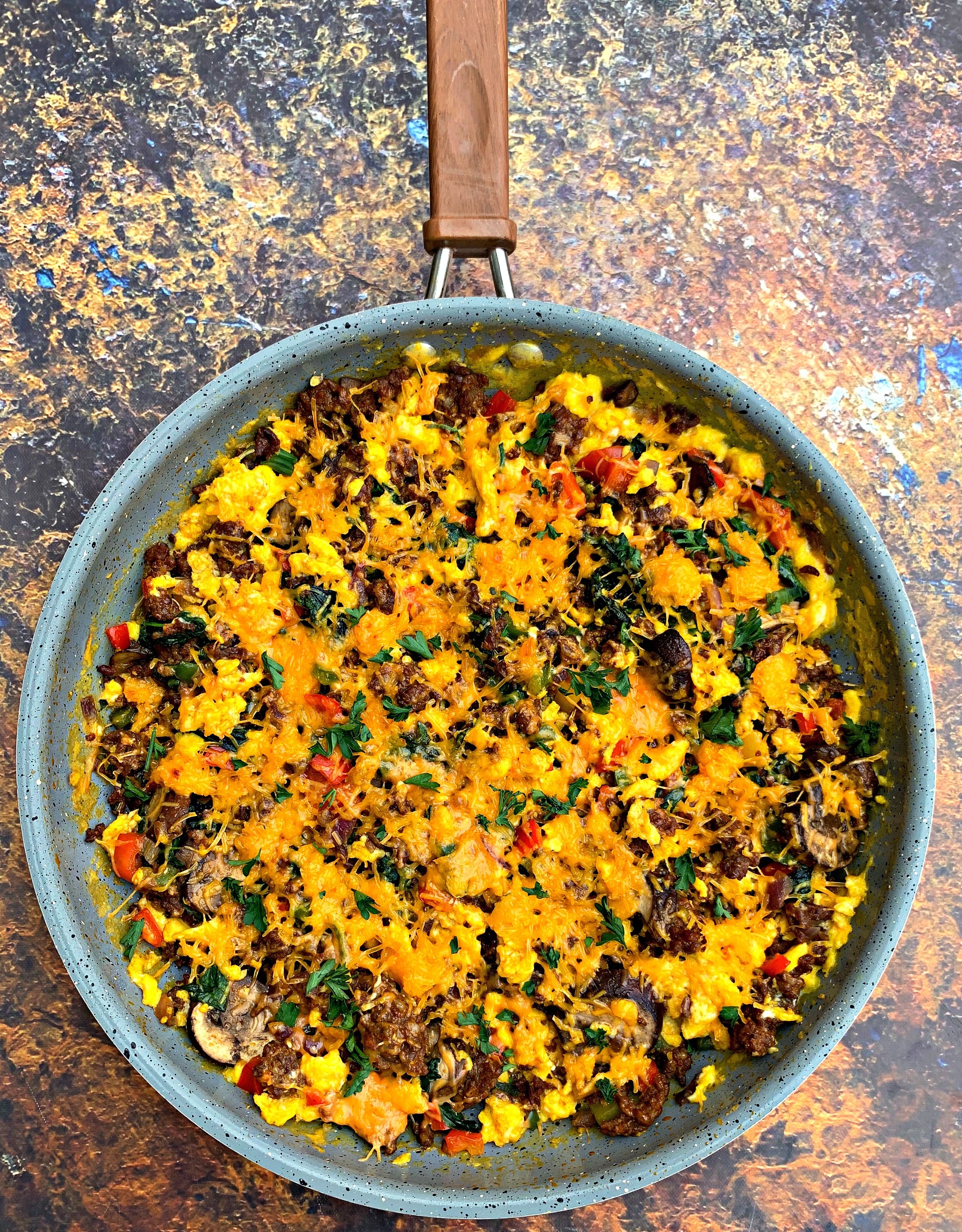 Easy Keto LowCarb Eggs, Cheese, and Chorizo Sausage Breakfast Meal Prep