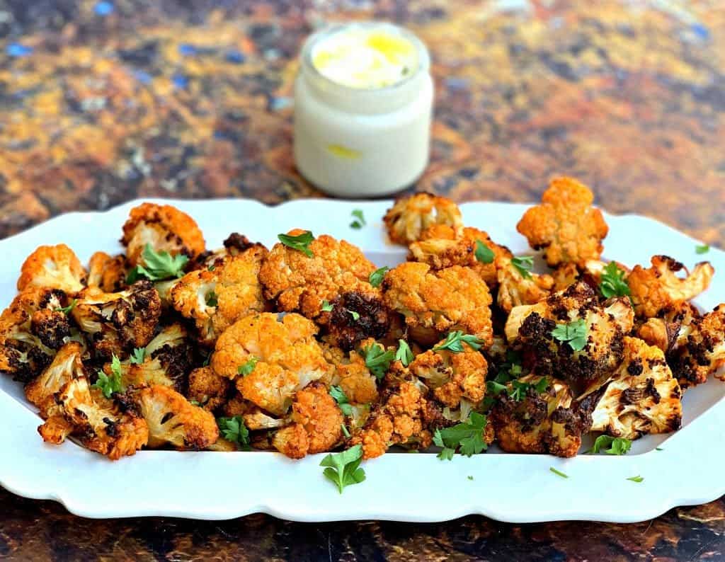 keto buffalo wings on a white plate