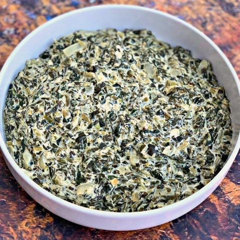 Easy Keto Low-Carb Instant Pot Garlic Creamed Spinach