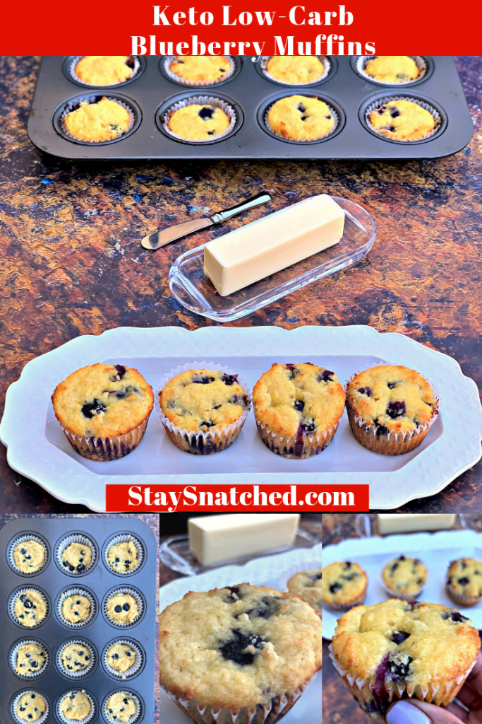 keto low carb blueberry muffins