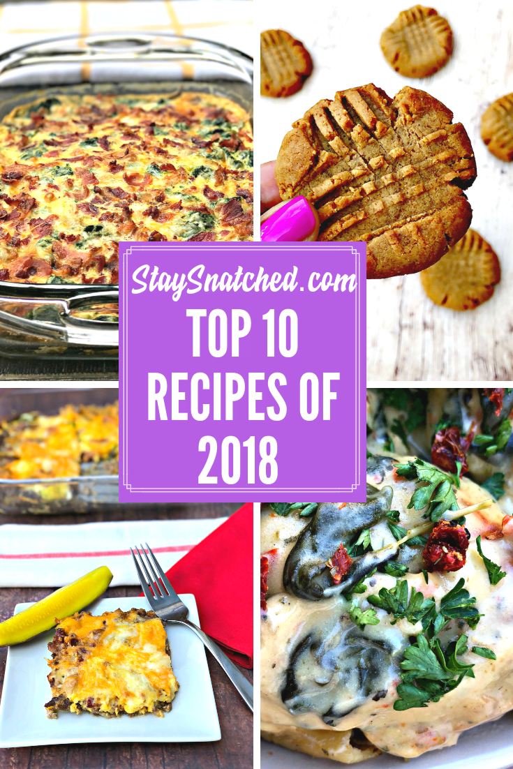stay snatched top recipes of 2018 photo collage